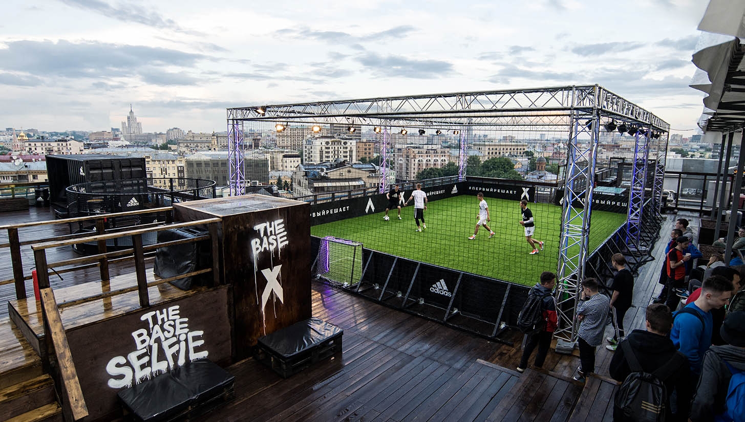 Adidas перезапускает футбольное пространство THE BASE Moscow